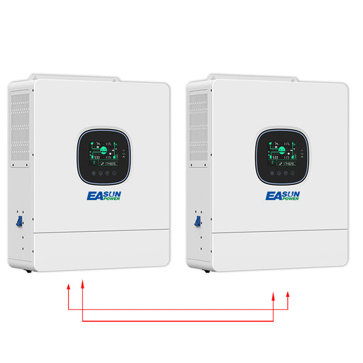 Easun Power 10KW Hybrid Solar Inverter 110/120vac Single Phase 48vdc 100A Pure Sine Wave Inverter MPPT Charge Controller