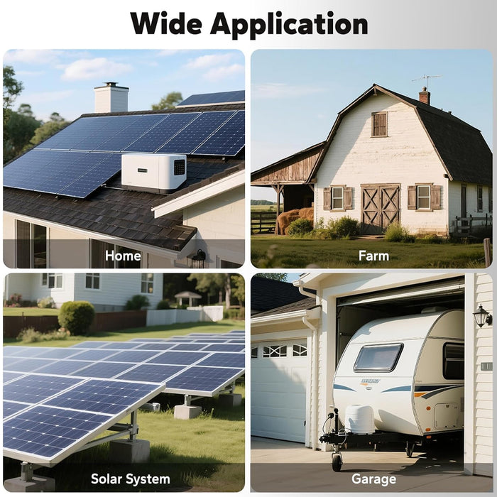 Easun 6.5KW Solar Hybrid Inverter Off Grid 48V 100A MPPT Pure Sine Wave