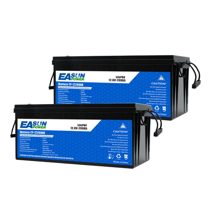 Easun 12V 200Ah LiFePO4 Deep Cycle Lithium Battery