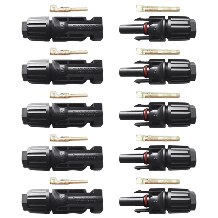 Solar Accessory MC4 connector 10 pairs, IP67 waterproof/ ppo material /insulation element