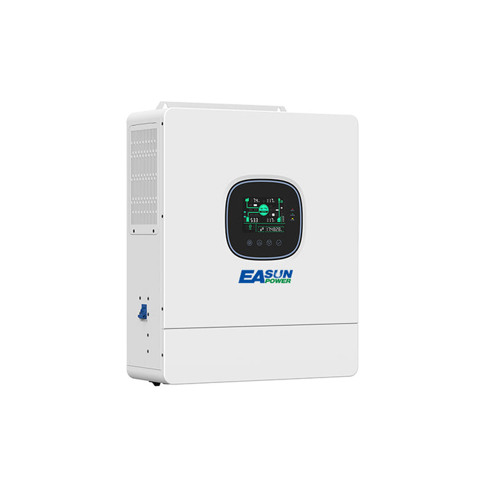 Easun Power 5KW Hybrid Solar Inverter 110VAC/120VAC 48V 50HZ/60HZ Pure Sine Wave Inverter MPPT Charge Controller