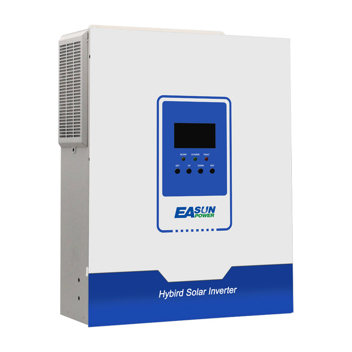 EASUN 3000W Hybrid Solar Inverter AC 110V DC 24V 50HZ/60HZ Pure Sine Wave Inverter 100A MPPT Charge Controller