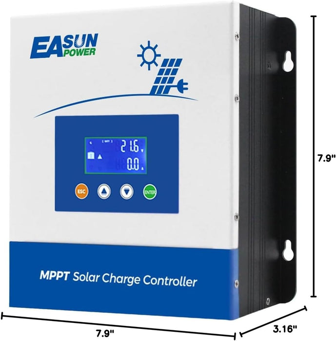 Easun 60A MPPT 12/24/36/48V  LCD Solar Charge Controller