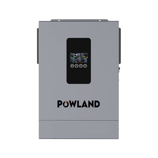 POWLAND Hybrid Solar Inverter 3.6kW 24V Pure sine wave Inverter MPPT WiFi