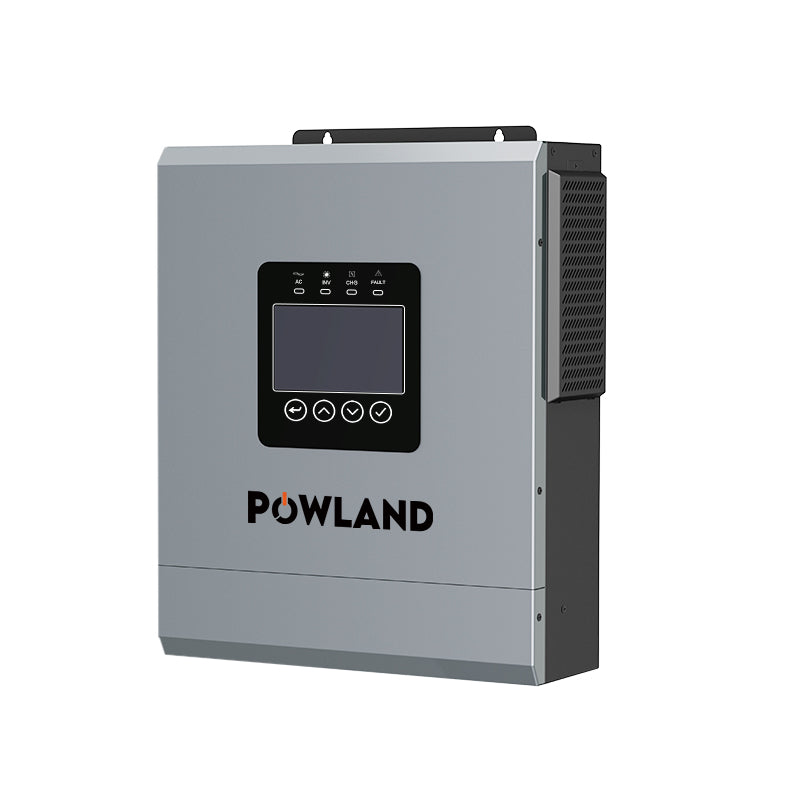 POWLAND Hybrid Solar Inverter 6.5kW 48V Pure Sine Wave MPPT WiFi