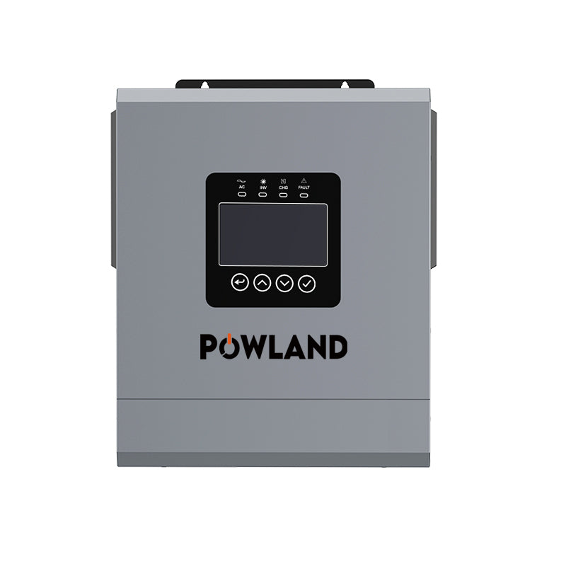 POWLAND Hybrid Solar Inverter 6.5kW 48V Pure Sine Wave MPPT WiFi